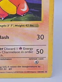 Pokemon TCG 1999 Base Set Charmeleon #24 Card - Image 4