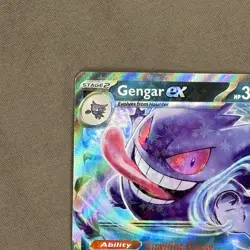 Gengar ex 104/162 Pokemon TCG Card S&V Temporal Forces NM - Image 3