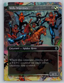 Magic: The Gathering - Spider-Man - Web-Warriors - 0203 - Borderless Foil - Image 1