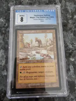 MTG - Yavimaya Hollow - CGC 8 Graded Magic - Urza's Destiny: Rare - 1999 - Image 1
