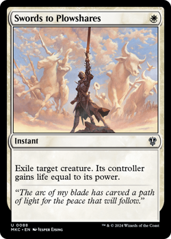 Swords to Plowshares [Murders at Karlov Manor Commander] Magic MTG - Image 1