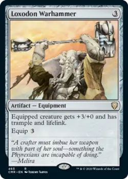1 x Loxodon Warhammer - Theme Deck Exclusive - Commander Legends - NM-Mint - MTG - Image 1