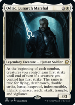 1 x Odric, Lunarch Marshal - Commander: Dominaria United - NM-Mint - MTG - Image 1
