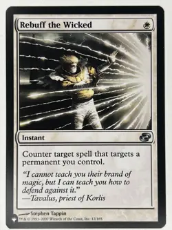 Rebuff the Wicked U The List Reprints 12/165 NM - Image 1