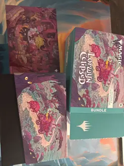 Magic The Gathering Lorwyn Eclipsed Empty Bundle Box With Spindown Life Counter - Image 3