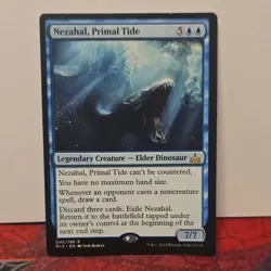 Magic: The Gathering Nezahal, Primal Tide Legendary Rare Blue Regular 045/196 - Image 1
