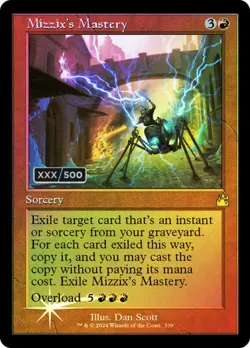 Mizzix's Mastery - Foil - Retro Frame (Serialized) NM, English MTG Ravnica Remas - Image 1