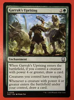 MTG: MAGIC, GARRUK'S UPRISING REGULAR FINISH, M3C, NM UNCOMMON, #229 - Image 1
