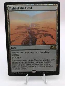 Magic: The Gathering Field of the Dead Core Set 2020 Rare Land Regular - Image 1