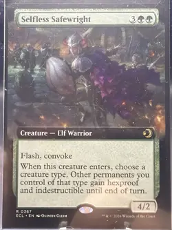 Selfless Safewright (Extended Art) Lorwyn Eclipsed Regular - Image 2