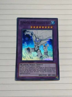 Yu-Gi-Oh Elemental Hero Absolute Zero Super Rare Limited Edition #GEND-ENSE1 - Image 1