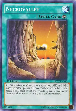 Moderately Played Necrovalley - LCJW-EN260 - Common - 1st Edition - YuGiOh - Image 1