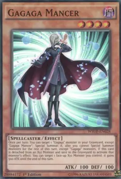 Gagaga Mancer - WSUP-EN028 - Super Rare - 1st Edition - Lightly Played - Image 1