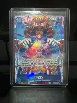 Buggy (051) (Alternate Art) OP09-051 Emperors in the New World Foil - Image 1