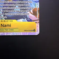 Nami EB03-053 SR Heroines Edition Foil One Piece TCG - Image 4
