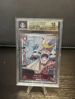 One Piece Franky Promo 2022 ST01-010 25th Anniversary Japanese Beckett 10 - Image 1
