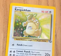 Kangaskhan 5/64 WOTC Jungle Set Holo Rare Pokemon Trading Card LP - Image 4