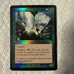 Arrogant Wurm FOIL Torment MP Magic The Gathering MTG Cards - Image 1