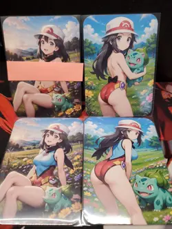 4 Card Leaf Bulbasaur Pokemon Southern Customs Cards - Image 1
