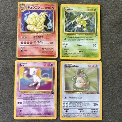 Pokemon Card Lot Vintage Holos With Mew Promo LP Lot - Image 1