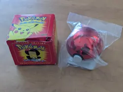 1999 Burger King Pokemon 23K Gold-Plated PIKACHU Trading (Pokeball/Card Sealed) - Image 1
