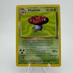 Vileplume 31/64 NM Non Holo Rare Jungle Pokemon TCG Vintage Card! - Image 1