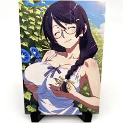 Bakemonogatari Tsubasa Hanekawa Sexy Hot Anime Waifu Girl Goddess Story Art Card - Image 1