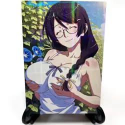 Bakemonogatari Tsubasa Hanekawa Sexy Hot Anime Waifu Girl Goddess Story Art Card - Image 2