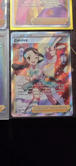 Pokemon Cards Lot (Rainbow Full Art Trainer + Full art Trainer - Waifu Sw&sh) - Image 2