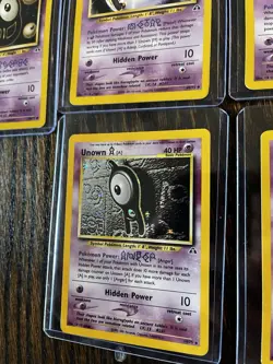 Pokemon TCG Neo Discovery Unown 10 Cards Wizards of the Coast 2001 1 Holo - Image 1