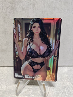 Yennefer Trading Card Waifu Goddess Story Anime Girl holo Karte Manga Full Art - Image 1