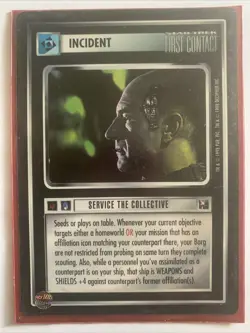 star trek ccg 4 Incident Card Lot- Sphere Enc/Population 9 Billion/Service/Add D - Image 4