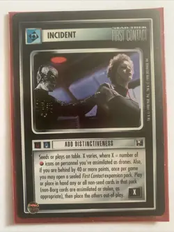 star trek ccg 4 Incident Card Lot- Sphere Enc/Population 9 Billion/Service/Add D - Image 5