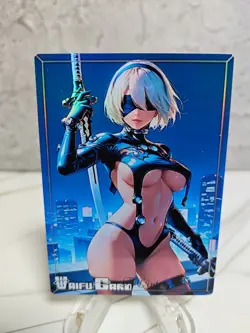 Nier Automata 2b Trading Card Waifu Goddess Story Anime Girl holo Karte Manga - Image 1