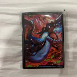 20x Pokemon Mega Charizard X EX Card Sleeves - TCG ETB - Image 1