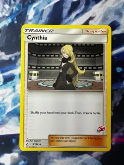 Cynthia #59 119/156 Ultra Prism Charizard Stamped Pokemon TCG Card + Cardsaver - Image 1