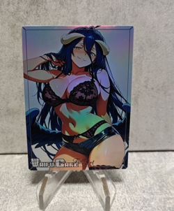 Albedo Trading Card Waifu Goddess Story Anime Girl holo Karte Manga Full Art - Image 1
