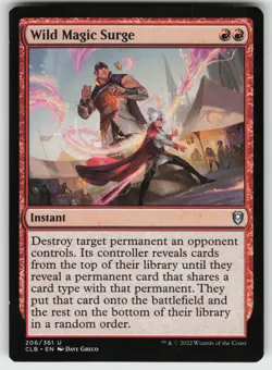 Wild Magic Surge U Commander Legends: Battle for Baldur's Gate 206 MTG - Image 1