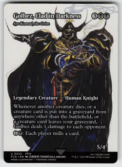 Golbez, Clad in Darkness - Syr Konrad, the Grim (Showcase) U FINAL FANTASY MTG - Image 1