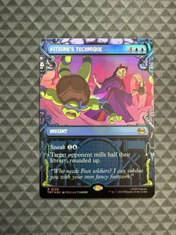 MTG Kitsune’s Technique #0229 Foil Showcase R Teenage Mutant Ninja Turtles (TMT) - Image 1