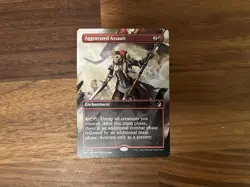 Aggravated Assault - Anime Art Enchanting Tales - EN MTG 0076 - NM/Mint - Image 1