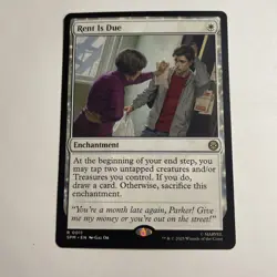 MTG Magic the Gathering Rent Is Due (11/314) Marvel's Spider-Man LP - Image 1