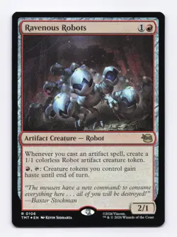 Ravenous Robots (Foil) 0106 (R) MTG Teenage Mutant Ninja Turtles (TMT) - Image 1