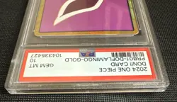 Donquixote Doflamingo Gold DON!! Card PRB-01 English One Piece Card - Image 4