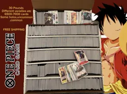 One Piece Trading Card Bulk 30 Pounds (Common,uncommon, holos) - Image 1
