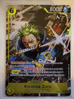 One Piece Roronoa Zoro SR ST29-014 egghead starter deck 29 alt art - Image 1
