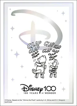 Bushiroad Sleeve Card Sleeve Disney 100 "Pooh & Piglet" Lorcana 75 Sleeves - Image 1