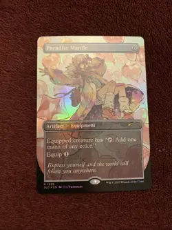 Paradise Mantle Secret Lair Drop Foil 1236 NM+ Unplayed MTG Magic Card - Image 1