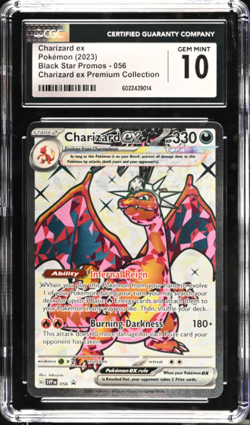 Charizard ex 056 Sv: Scarlet & Violet Promo Cards Holo Pokemon CGC 10 - Image 1