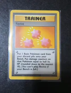 Pokemon TCG Trainer Revive Base Set, Card 89/102, Regular Uncommon LP - Image 1